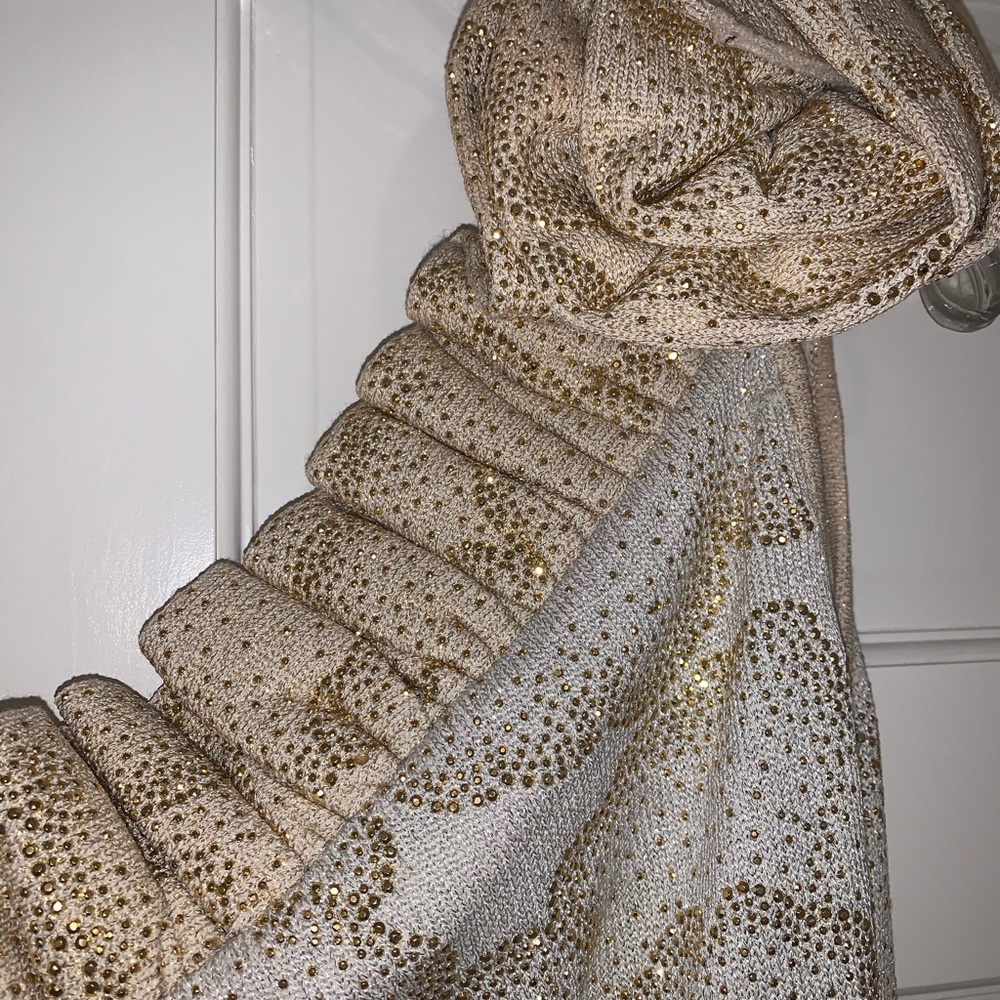 St. John one shoulder gown